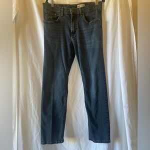 Wrangler Premium Jeans Men’s 34x30 Blue Demin Slim Straight‎